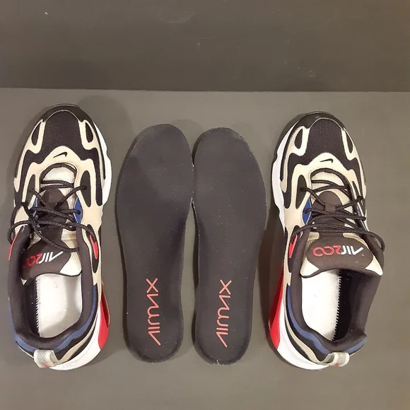 - NIKE AIR MAX 200 2019 TEAM GOLD UNIVERSITY RED BLACK AQ2568-700 MENS SIZ… - Picture 11 of 15